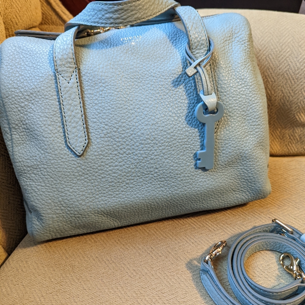 FOSSIL SYDNEY SATCHEL (ORIGINAL SEA FOAM)